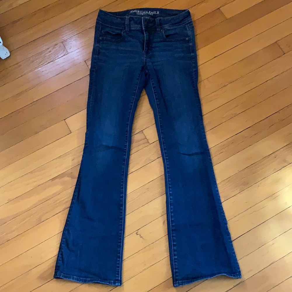 American Eagle Outfitters Super Stretch Kick Boot Jeans